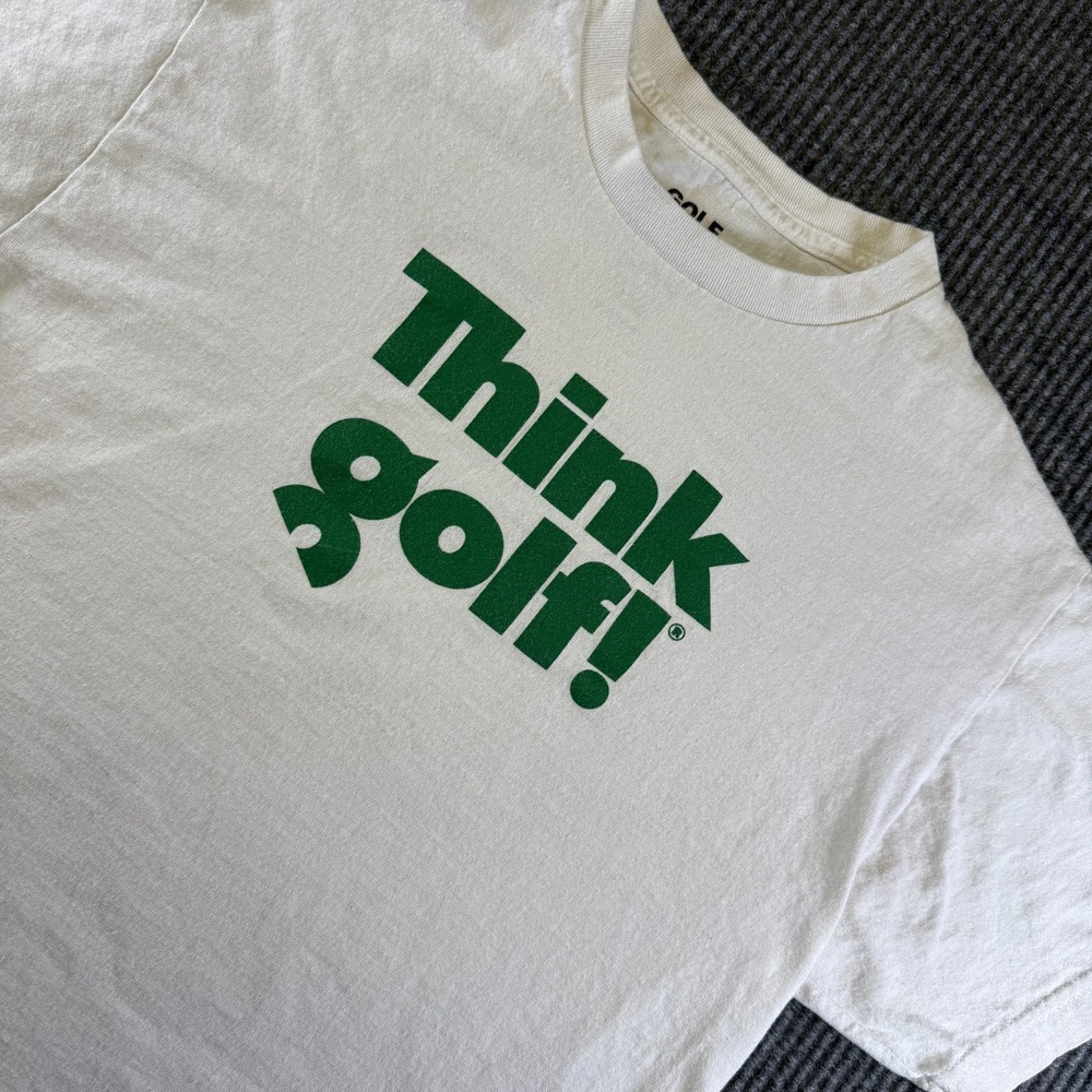 Golf Wang Think‎ Golf Tee Mens M White Tyler the Creator 100% Cotton